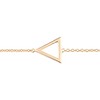 Souvenir Goldplated Bracelet Open Triangle