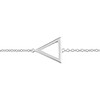 Souvenir Silverplated Bracelet Open Triangle