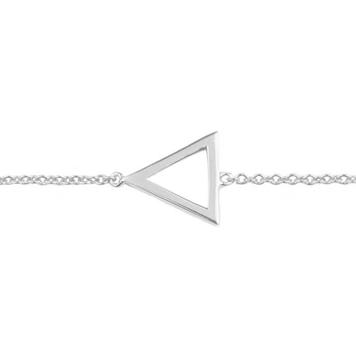 Souvenir Silverplated Bracelet Open Triangle 