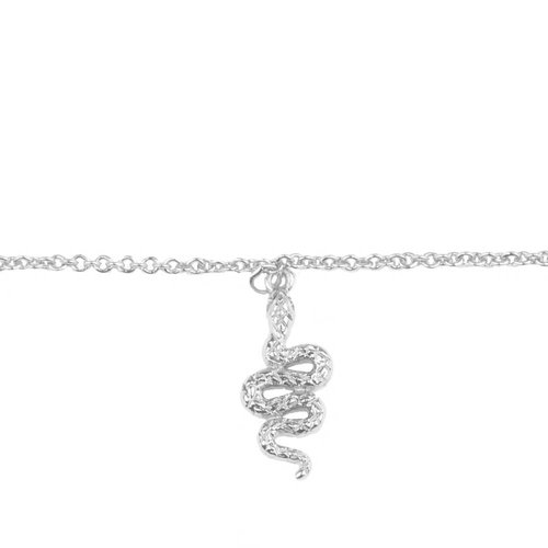 Souvenir Silverplated Bracelet Snake 