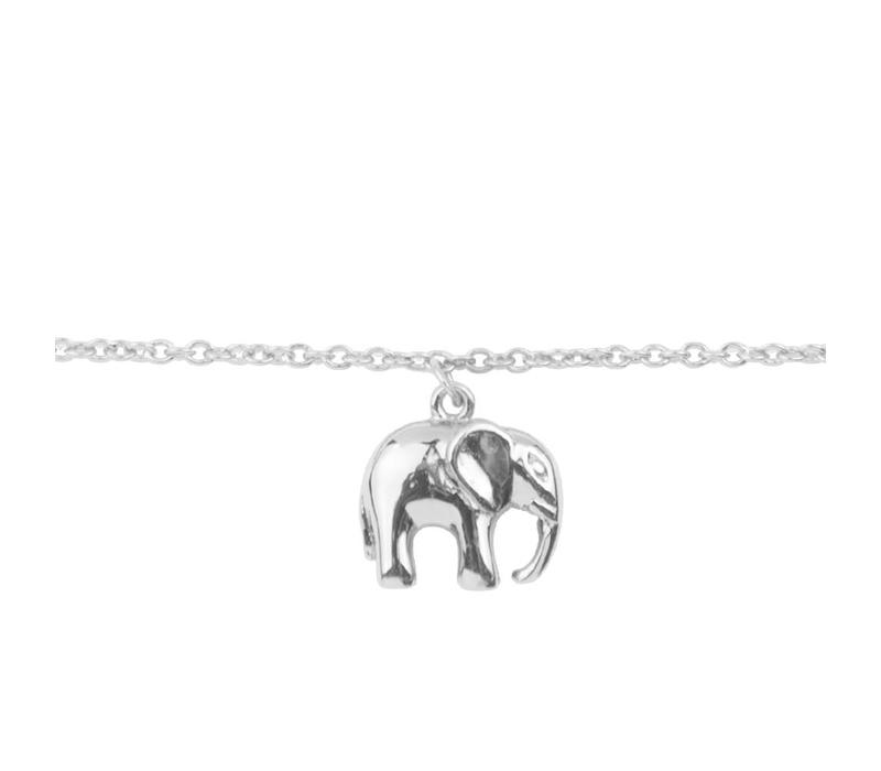 Souvenir Silverplated Bracelet Elephant