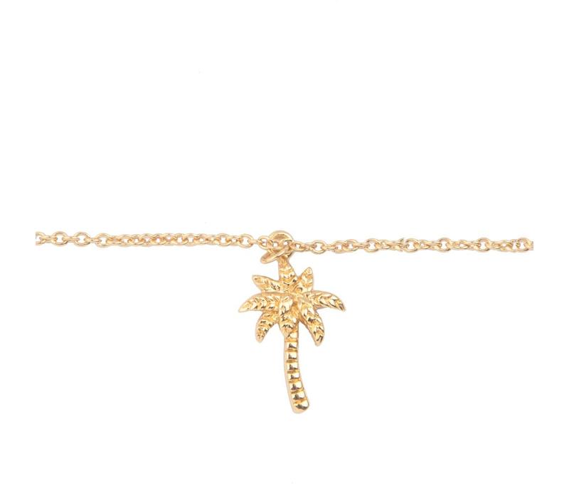 Souvenir Goldplated Bracelet Palm Tree