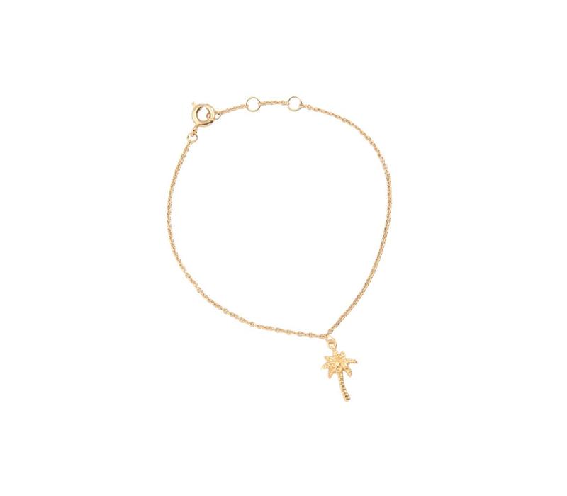 Souvenir Goldplated Bracelet Palm Tree