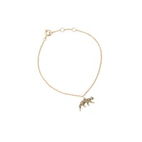 Souvenir Goldplated Armband Luipaard