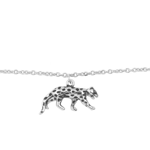 Souvenir Silverplated Armband Luipaard 