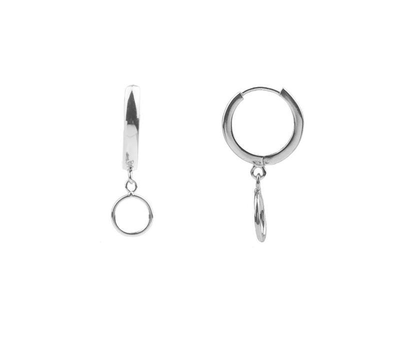 Souvenir Silverplated Earring Circle