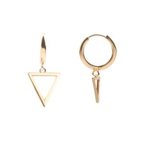 Souvenir Goldplated Earring Open Triangle