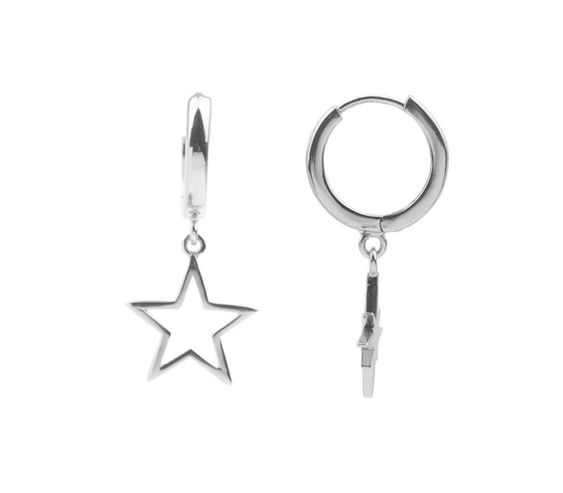 Souvenir Silverplated Earring Star
