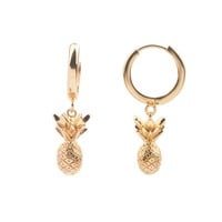 Souvenir Goldplated Earring Pineapple