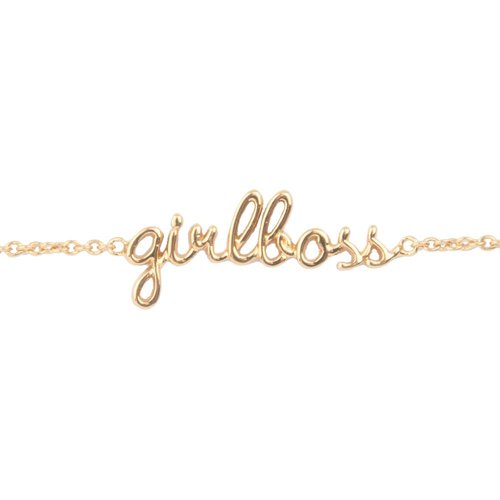 Urban Goldplated Bracelet Girlboss 