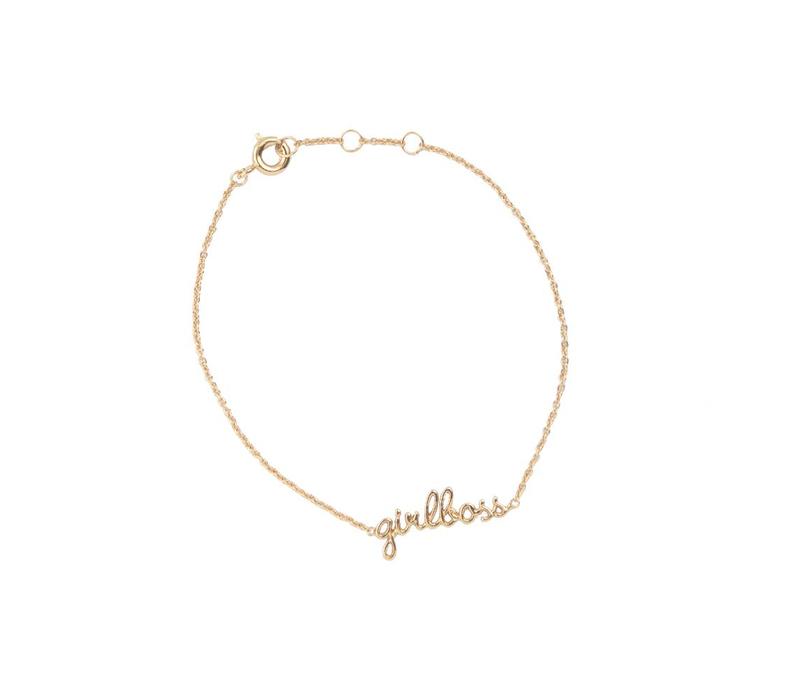 Urban Goldplated Bracelet Girlboss