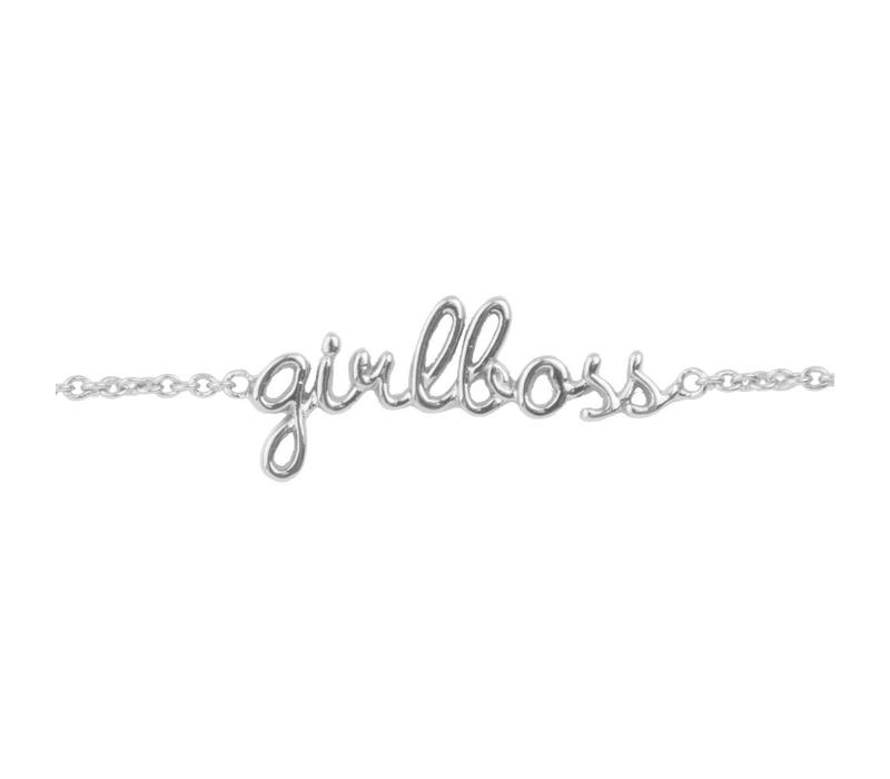 Urban Silverplated Armband Girlboss