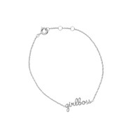 Urban Silverplated Bracelet Girlboss