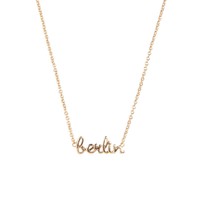 Urban Goldplated Necklace Berlin