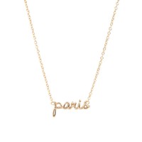 Urban Goldplated Ketting Paris