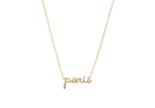 All the Luck in the World Urban Goldplated Ketting Paris