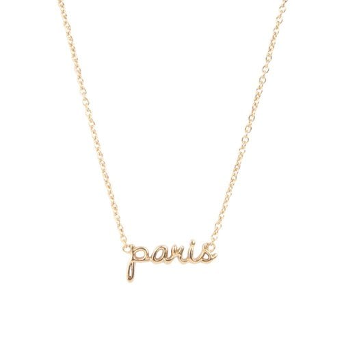 Urban Goldplated Necklace Paris 