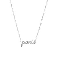 Urban Silverplated Ketting Paris