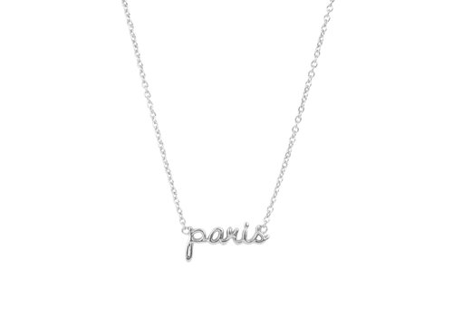 All the Luck in the World Urban Silverplated Ketting Paris