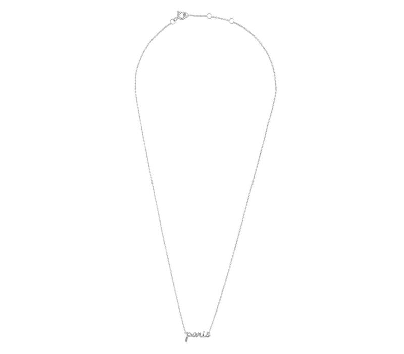 Urban Silverplated Ketting Paris