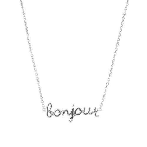 Urban Silverplated Ketting Bonjour 