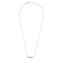 Urban Silverplated Necklace Bonjour