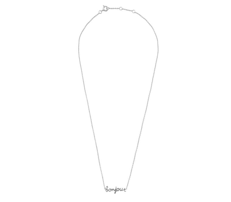 Urban Silverplated Necklace Bonjour