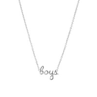 Urban Silverplated Necklace Boys