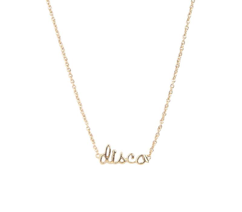 Urban Goldplated Necklace Disco