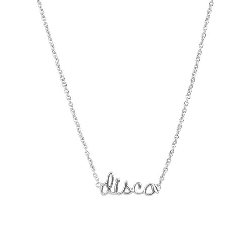 Urban Silverplated Necklace Disco 