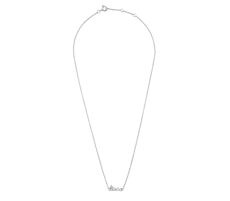 Urban Silverplated Necklace Disco