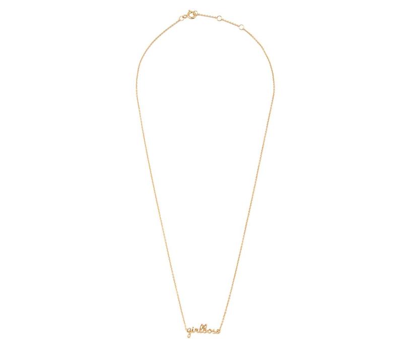 Urban Goldplated Necklace Girlboss