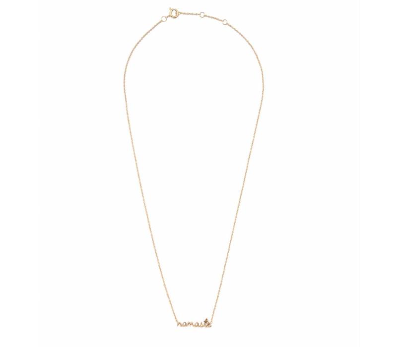 Urban Goldplated Necklace Namaste