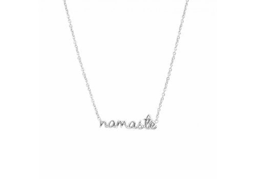 All the Luck in the World Urban Silverplated Necklace Namaste