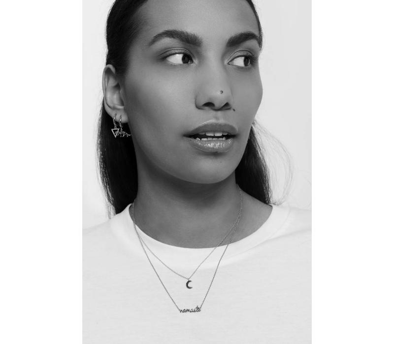 Urban Silverplated Necklace Namaste