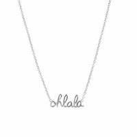 Urban Silverplated Ketting Ohlala