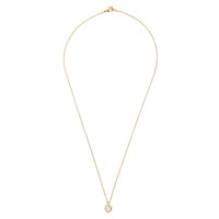 Galaxy Goldplated Necklace Globe White