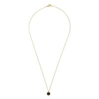 Galaxy Goldplated Necklace Globe Black Howlite