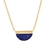 All the Luck in the World Galaxy Goldplated Ketting Moon B Blue Lapis Lazuli