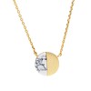 All the Luck in the World Galaxy Goldplated Necklace Moon C White Howlite