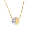 Galaxy Goldplated Ketting Moon C White Howlite