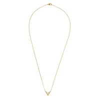 Galaxy Goldplated Ketting Triangle A White Howlite