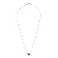 Galaxy Goldplated Necklace Triangle B Blue Lapis Lazuli