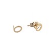 Petite Goldplated Sterling Silver Oorbellen Ovaal