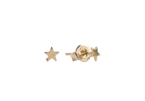 All the Luck in the World Petite Goldplated Sterling Silver Earrings Star