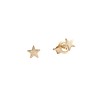 All the Luck in the World Petite Goldplated Sterling Silver Earrings Star