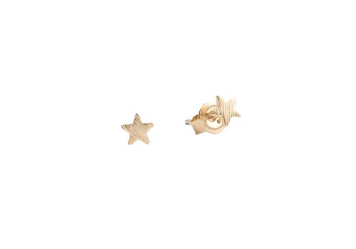 All the Luck in the World Petite Goldplated Sterling Silver Oorbellen Ster