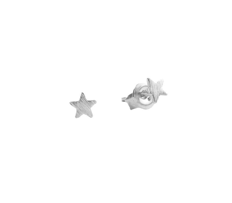 Petite Sterling Silver Earrings Star