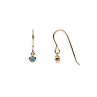 Bliss Goldplated Earring Hook Turquoise