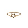 All the Luck in the World Bliss Goldplated Ring Open Ster